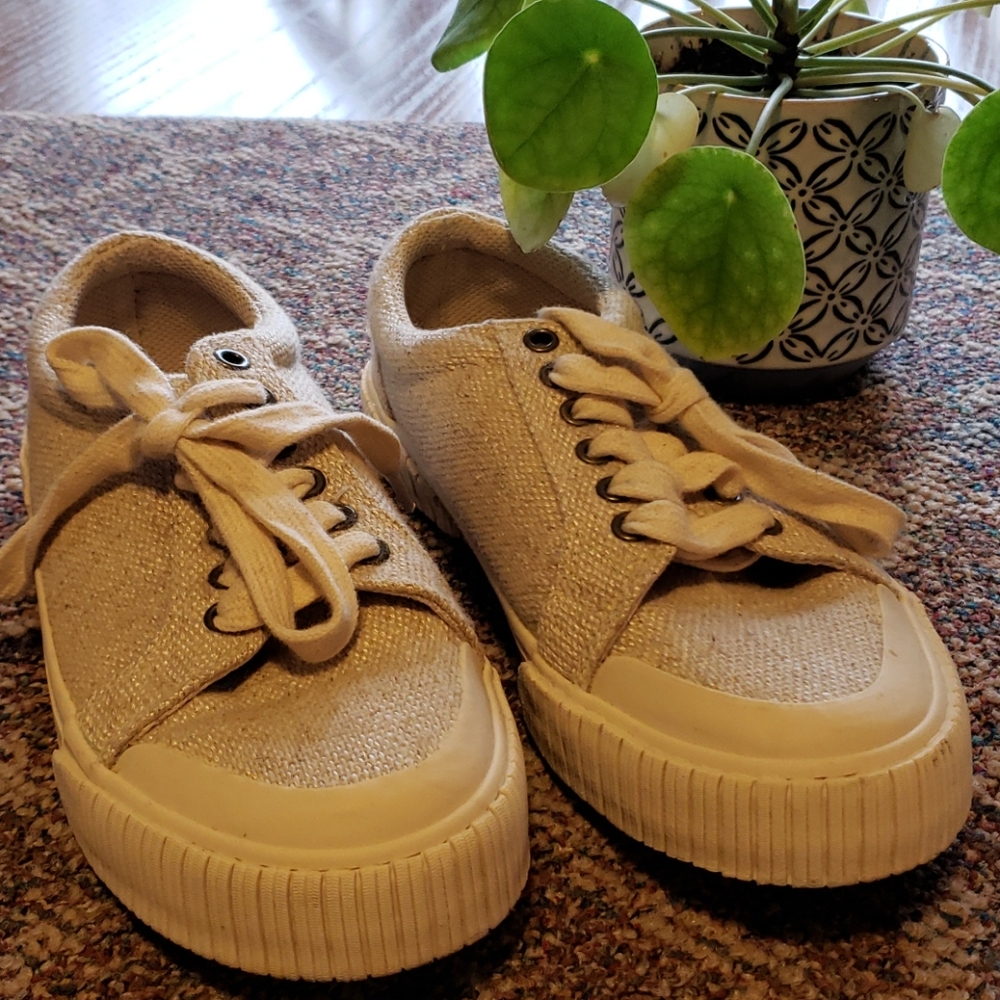 Women's Casual Beige Sneakers